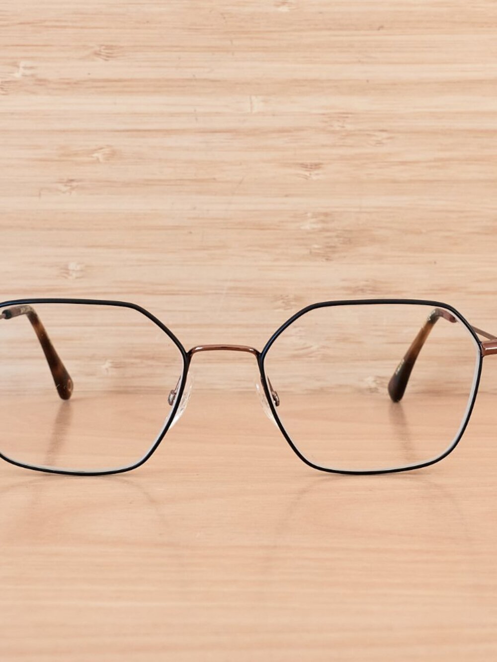 Etnia Barcelona Hells Kitchen Geometric Metal Eyeglasses Black Bronze 52-18-145